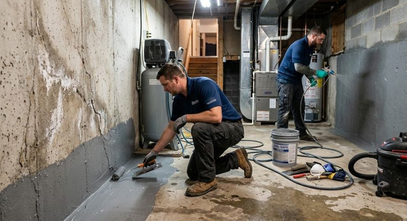 Basement Concrete Sealing in Greenville, SC