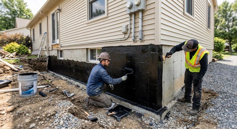 Residential Waterproofing in Fredericksburg, VA