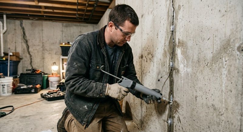 Basement Crack Repair in Sarasota, FL