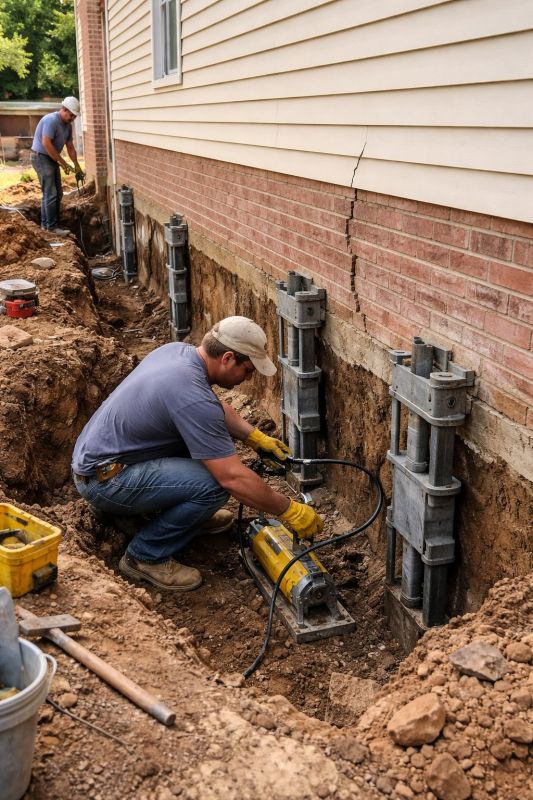Foundation Pier Repair in Greenville, SC